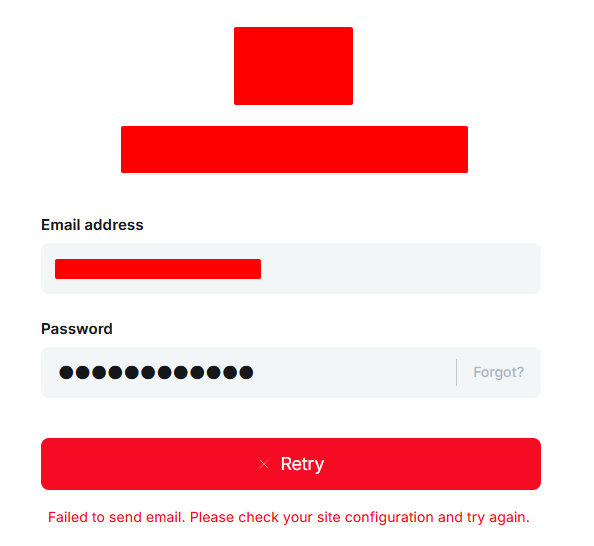 Fixing the “Failed to Send Email” Error in Ghost CMS Login